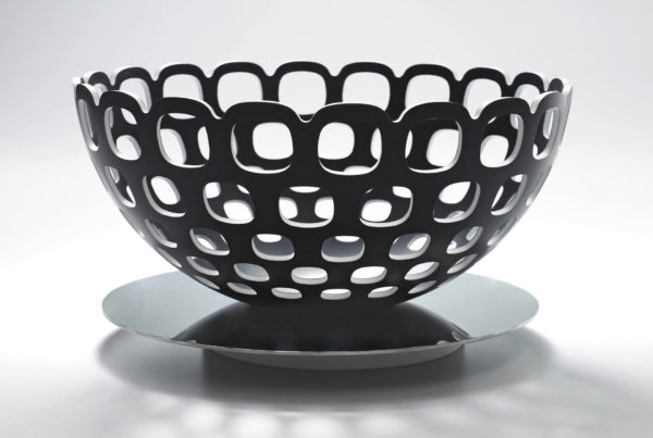 Mirror Bowl Centerpiece  designed by Luca Casini