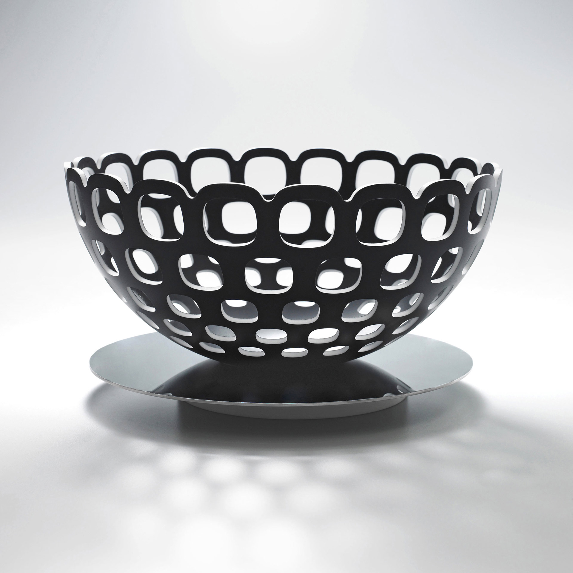 Mirror Bowl Centerpiece  designed by Luca Casini